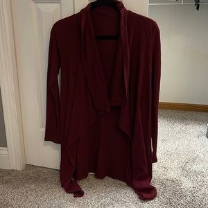 Knox rose maroon cardigan